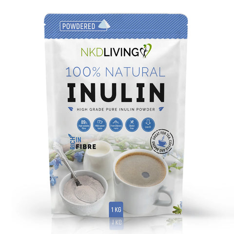 NKDLIVING Inulin Prebiotic Fibre Powder 1kg