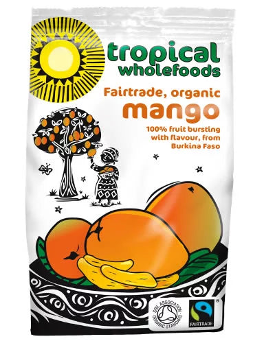 Tropical Wholefoods Fairtrade Organic Mango 100g