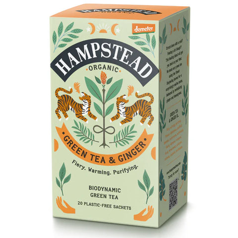 Hampstead Organic Green Tea & Ginger