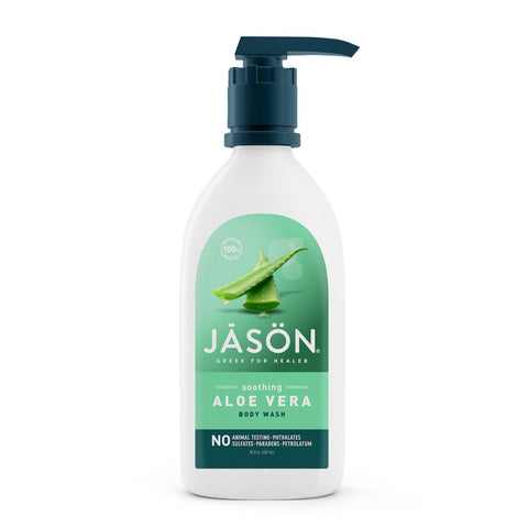 Jason Aloe Vera Satin Body Wash with Pump 887ml