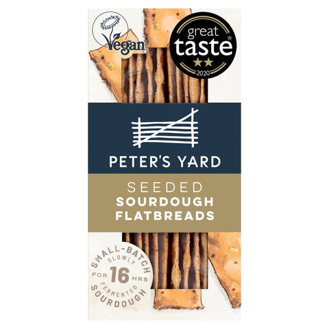 Peter's Yard Seeded Sourdough Flatbreads 135gr