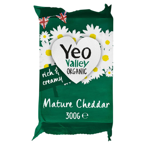 Yeo Valley Organic Mature Cheddar Cheese 300g