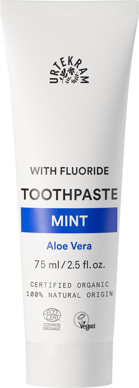 Urtekram Mint Toothpaste with Fluoride