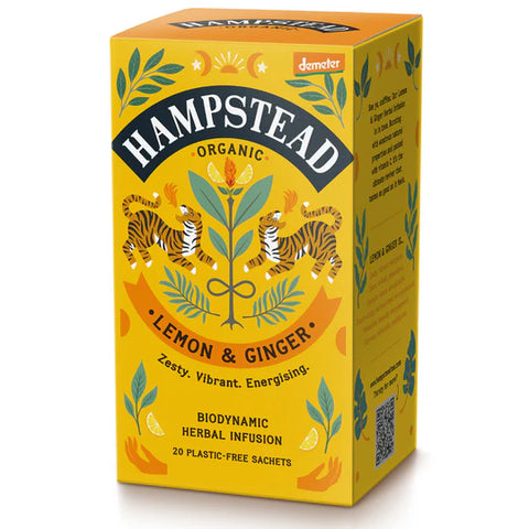 Hampstead Organic Lemon & Ginger Tea