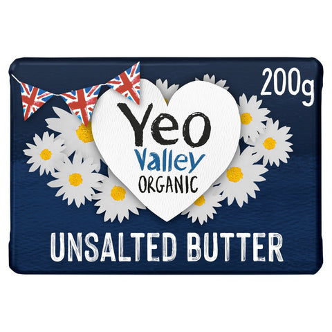 Yeo Valley Organic Unsalted Butter 200g