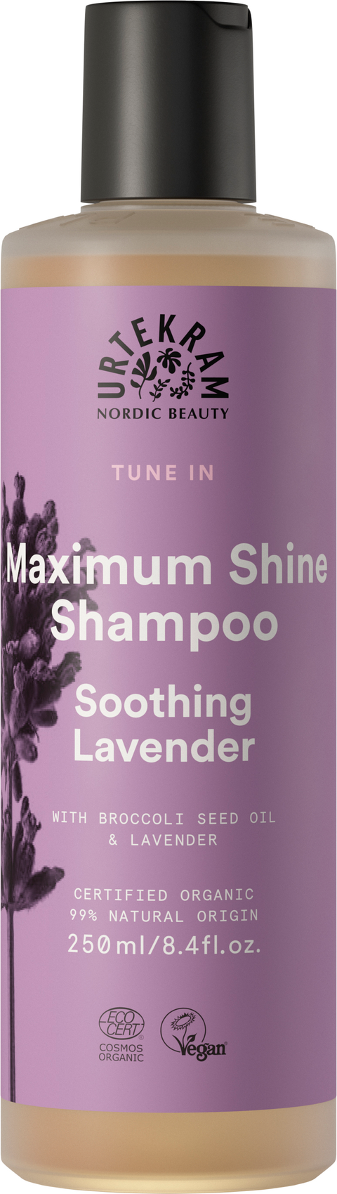 Urtekram Soothing Lavender Maximum Shine Shampoo 250ml