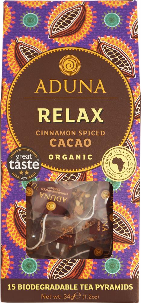 Aduna Relax Cinnamon Spiced Cacao Tea