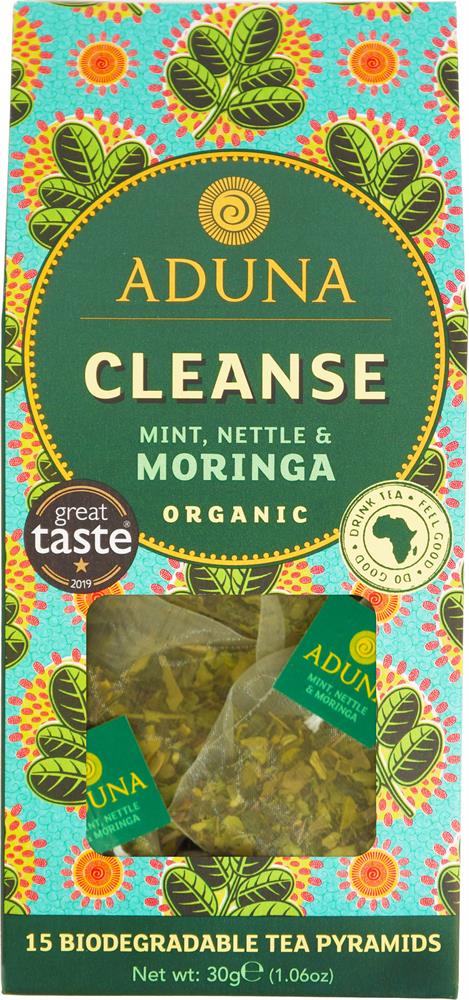 Aduna Cleanse Mint, Nettle & Moringa Tea