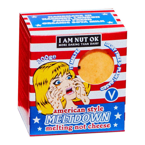 I AM NOT OK Meltdown - American Style Melting Vegan Cheese 200g