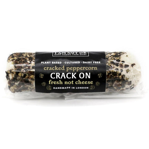 I AM NOT OK Crack On - Black Pepper Vegan Cheese Log 120g