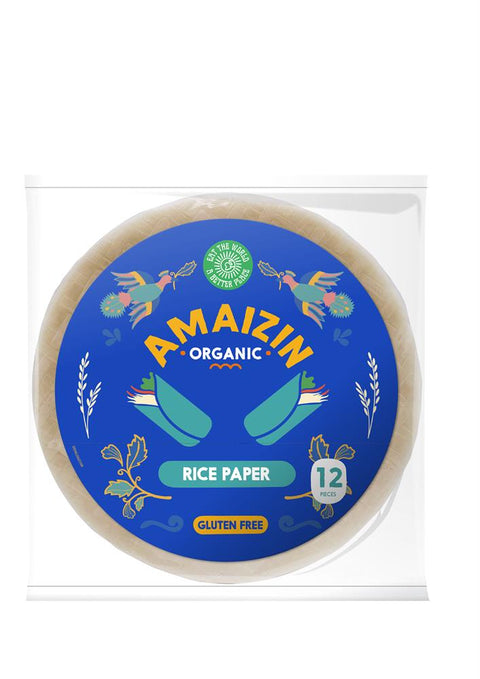 Amaizin Organic and Gluten Free Rice Paper 110g