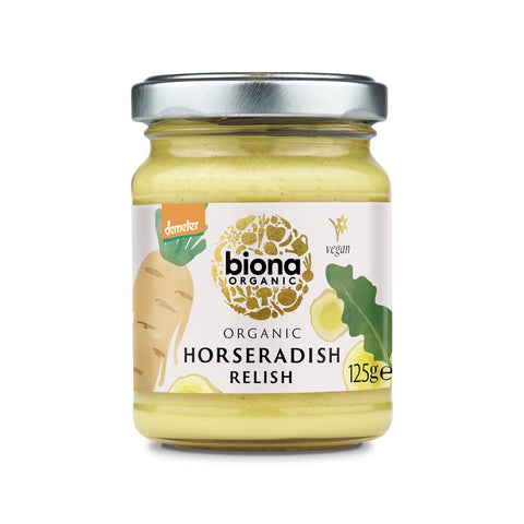 Biona Organic Horseradish Relish Chilled 125g