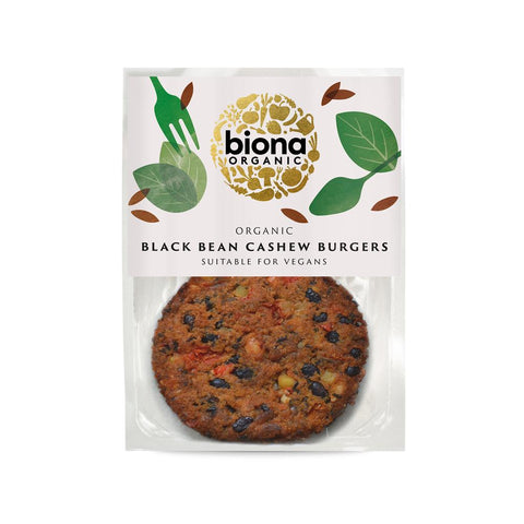 Biona Organic Black Bean Cashew Burgers 160g