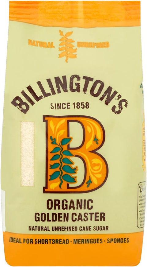 Billington's Organic Golden Caster Sugar 500gr