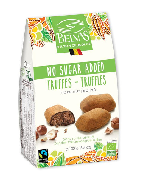 Belvas No Sugar Added Truffle - with inulin - 100g