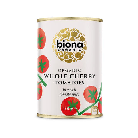 Biona Organic Whole Cherry Tomatoes 400g