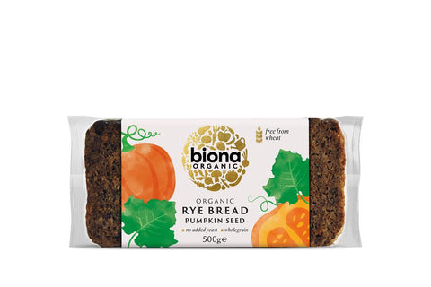 Biona Organic Rye Bread - Pumpkin Seed  500g