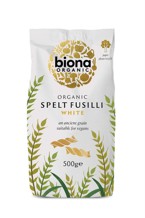 Biona Organic Spelt White Fusilli 500g