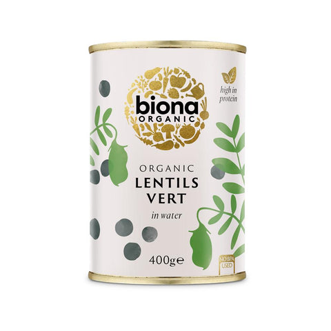 Biona Organic Lentils Vert 400g