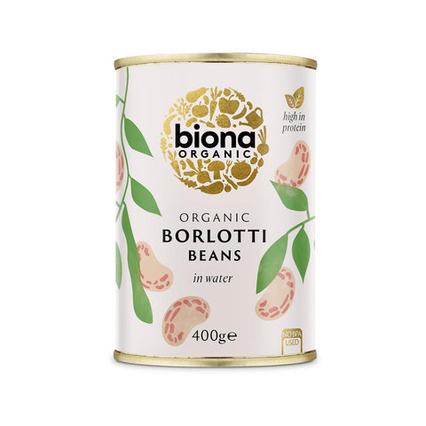 Biona Organic Borlotti Beans 400g