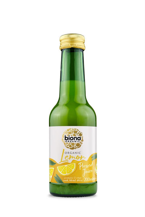 Biona Lemon Juice Organic 200ml