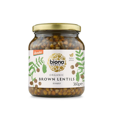 Biona Organic Demeter Brown Lentils 350gr