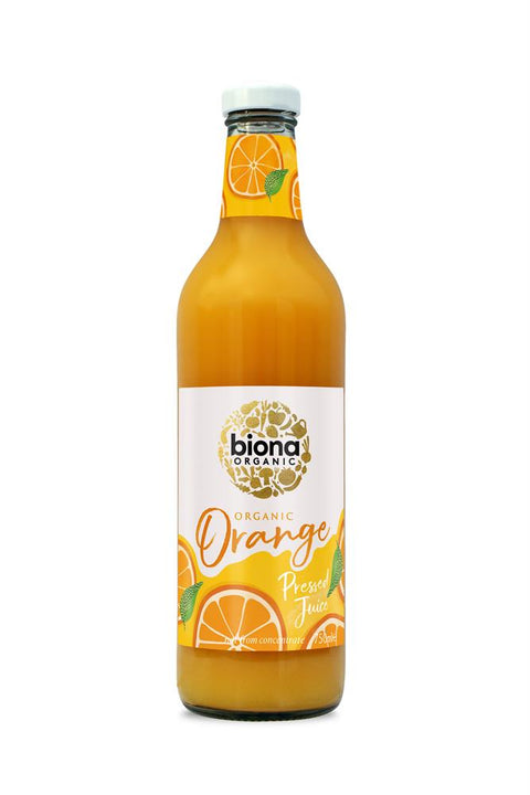 Biona Organic Orange Juice- Pressed 750ml