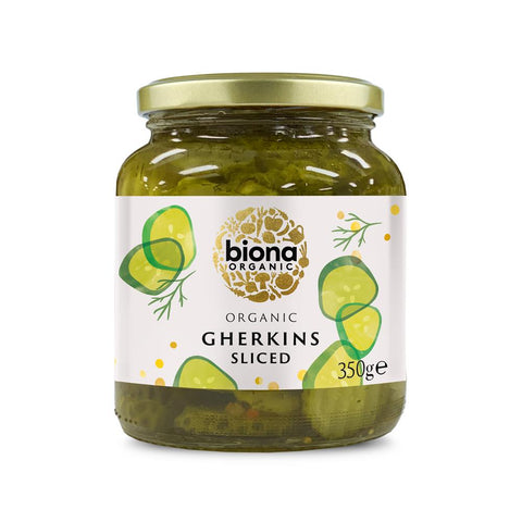 Biona Organic Gherkin Slices 350g