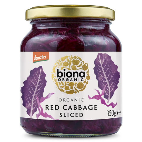 Biona Organic Demeter Red Cabbage Sliced 350g