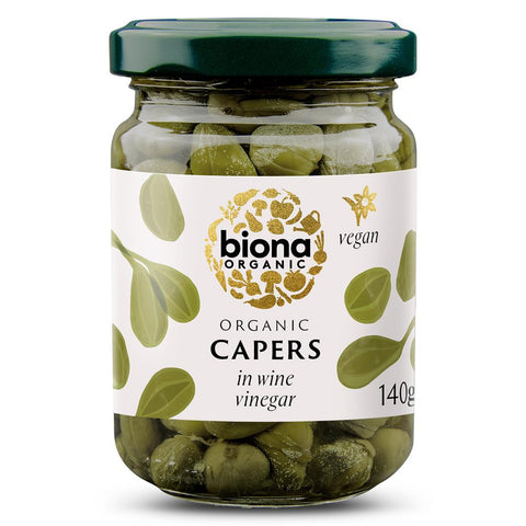 Biona Organic Biona Capers in Wine Vinegar 140g