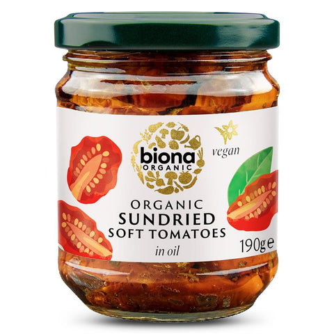 Biona Organic Sundried Soft Tomatoes in Oil  190g