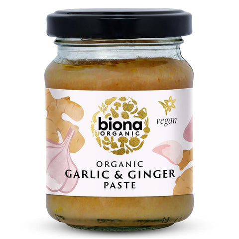 Biona Organic Garlic & Ginger Paste 130g