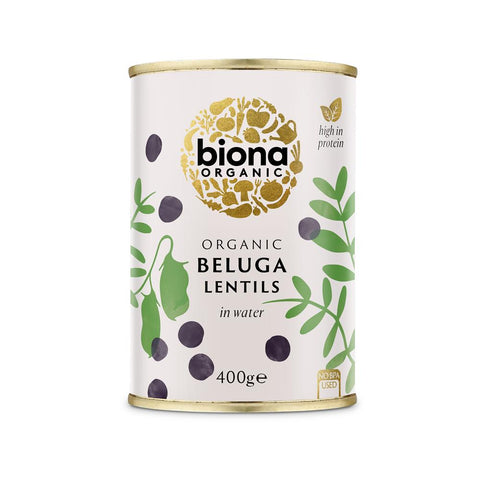 Biona Black Beluga Lentils 400g