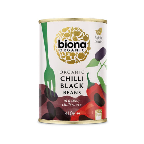 Biona Organic Chilli Black Beans 400g