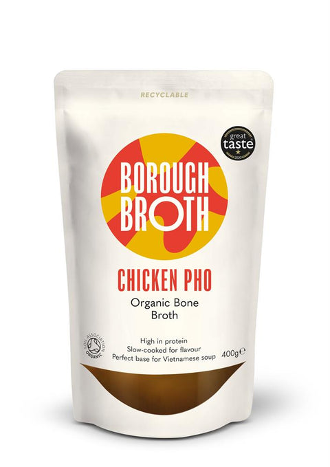 Borough Broth Organic Chicken Pho Broth 400g