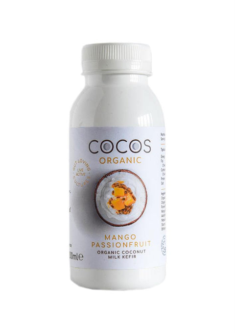 Cocos Organic Mango and Passionfruit Coconut Milk Kefir Drink 200ml