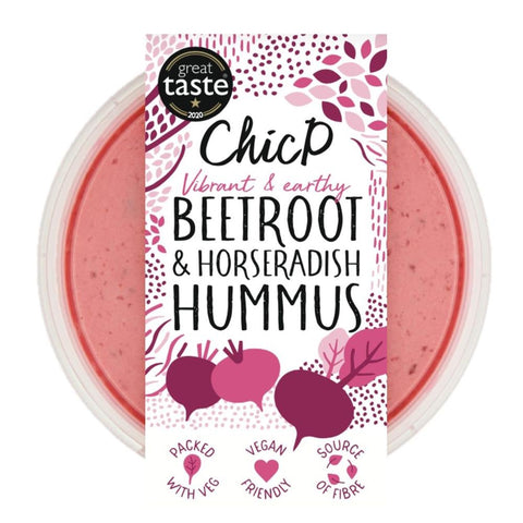 ChicP Beetroot & Horseradish Hummus 150g