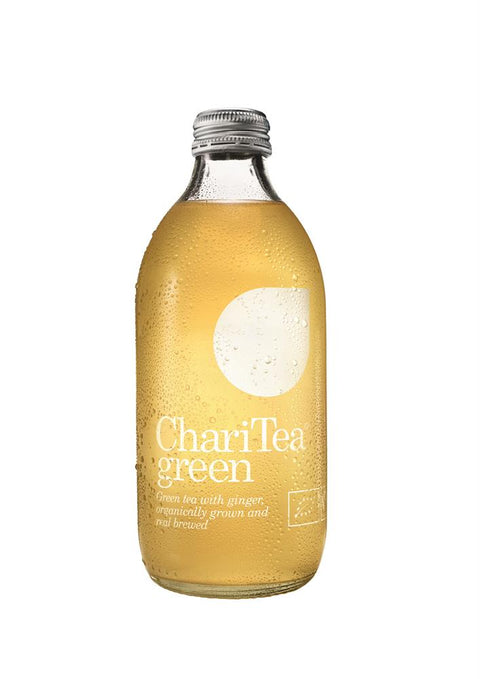 ChariTea Organic Fairtrade Green Iced Tea with Ginger 330ml