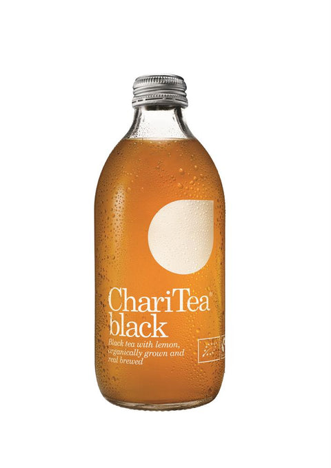 ChariTea Organic Fairtrade Black Iced Tea with Lemon 330ml