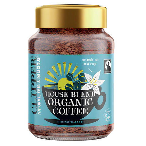 Clipper Fairtrade Organic House Blend Coffee 100g