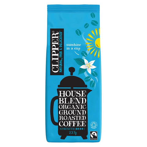 Clipper House Blend Organic Roast & Ground 227g