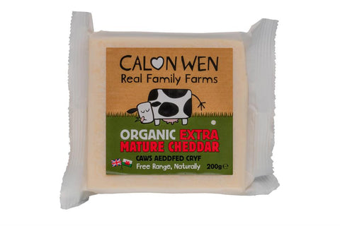 Calon Wen Organic Extra Mature Cheddar Cheese 200g