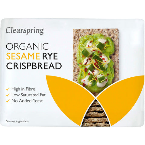 Clearspring Organic Rye Crispbread - Sesame 200g