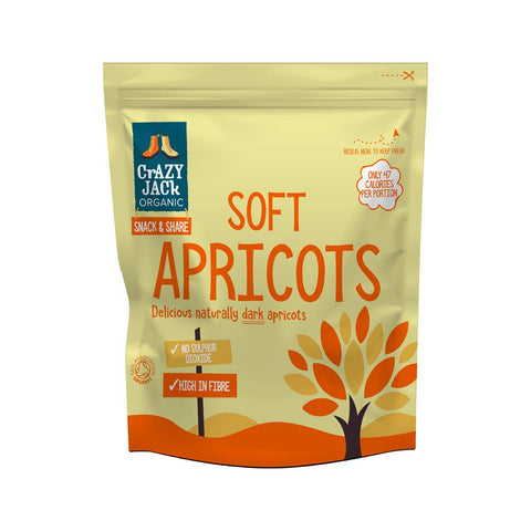 Crazy Jack Organic Soft Dried Apricots Ready to Eat 200g