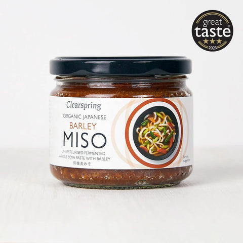 Clearspring Organic Japanese Barley Miso Paste - Unpasteurised 300gr