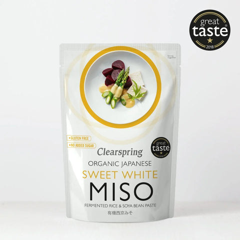 Clearspring Organic Japanese Sweet White Miso Paste - Pasteurised 250gr