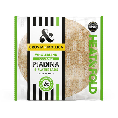 Crosta & Mollica Organic Wholeblend Piadina Flatbread 300g