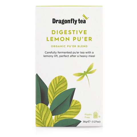 Dragonfly Organic Digestive Lemon Pu'er Tea