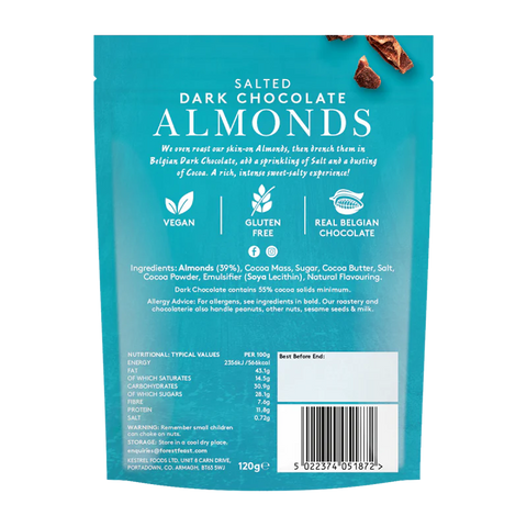 Forest Feast Salted Dark Chocolate Almonds