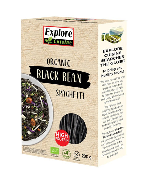 Explore Cuisine Organic Black Bean Spaghetti 200g